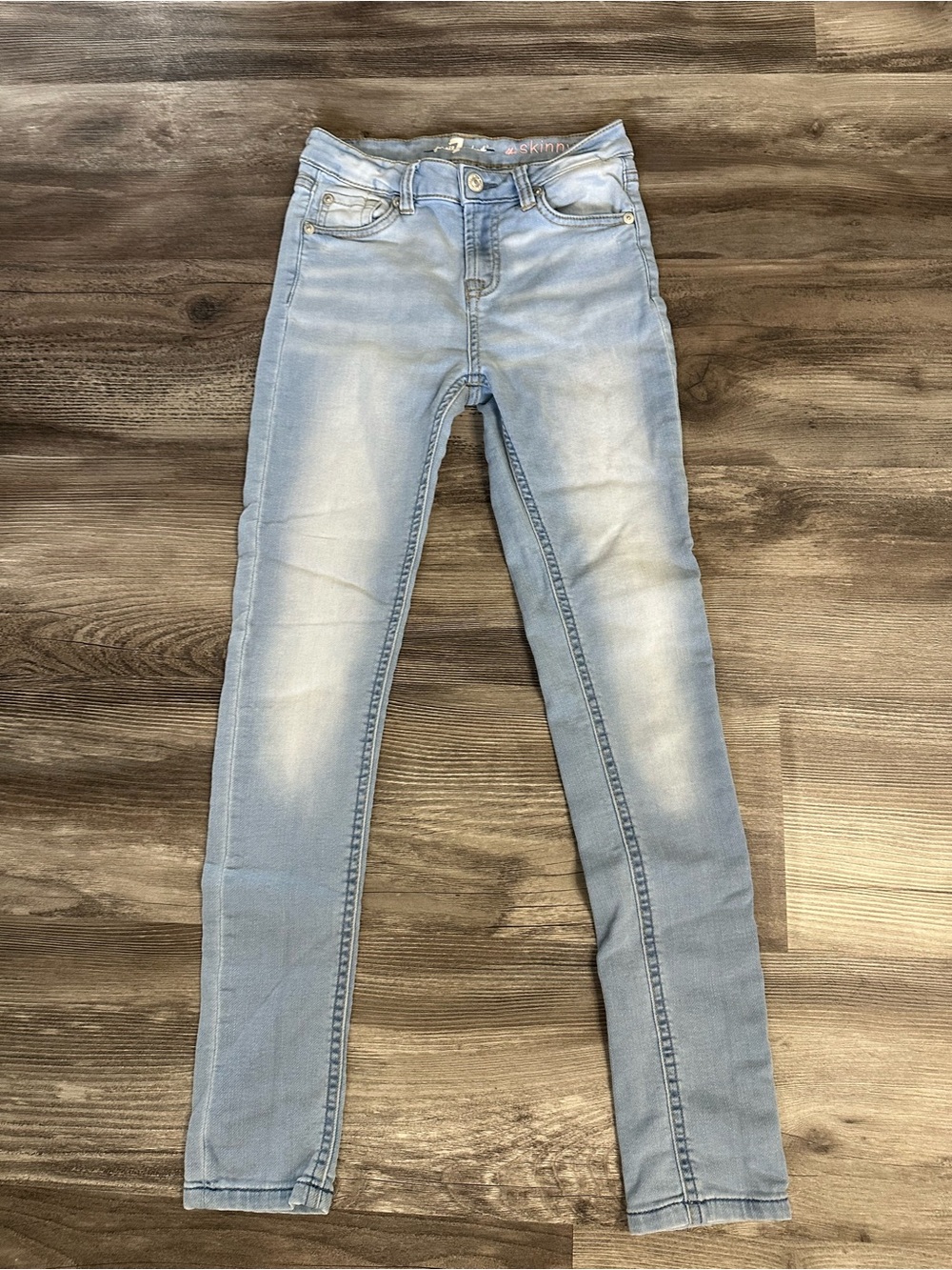 Seven for all Mankind Light Wash Skinny Women Jeans - Light Blue size 12